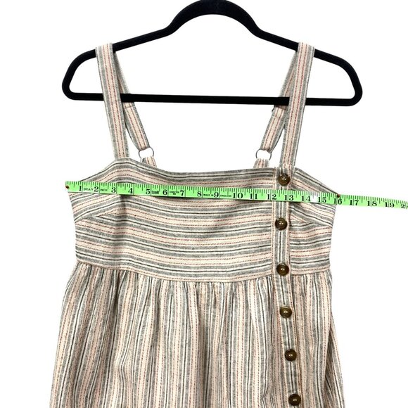Hem & Thread Short Striped Sundress, Sz Small, High Waist, Straps, Smocking, NEW - Picture 7 of 9
